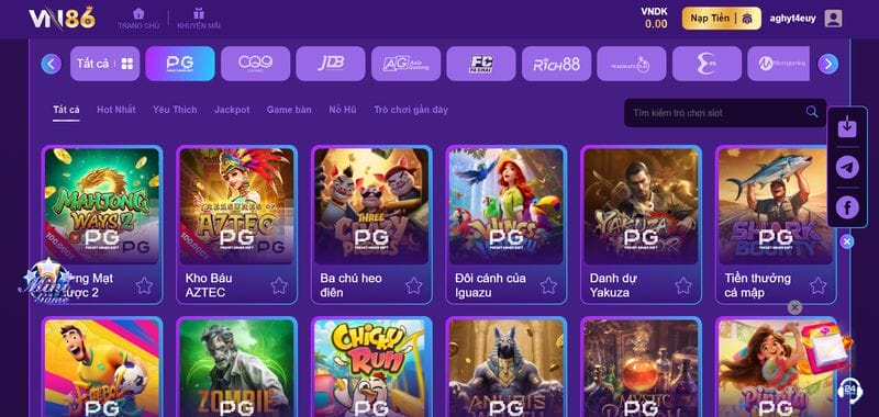 Bộ sưu tập Slot games mới lạ và hiện đại